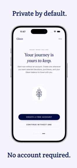 Glean: Personal Devotionals – screenshot 1