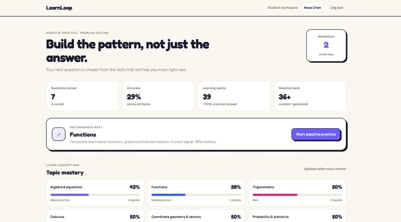 LearnLoop – screenshot 2