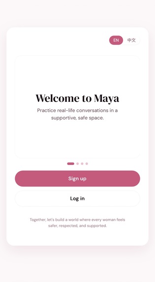 Maya - Safety Practice coach built for Women – screenshot 1