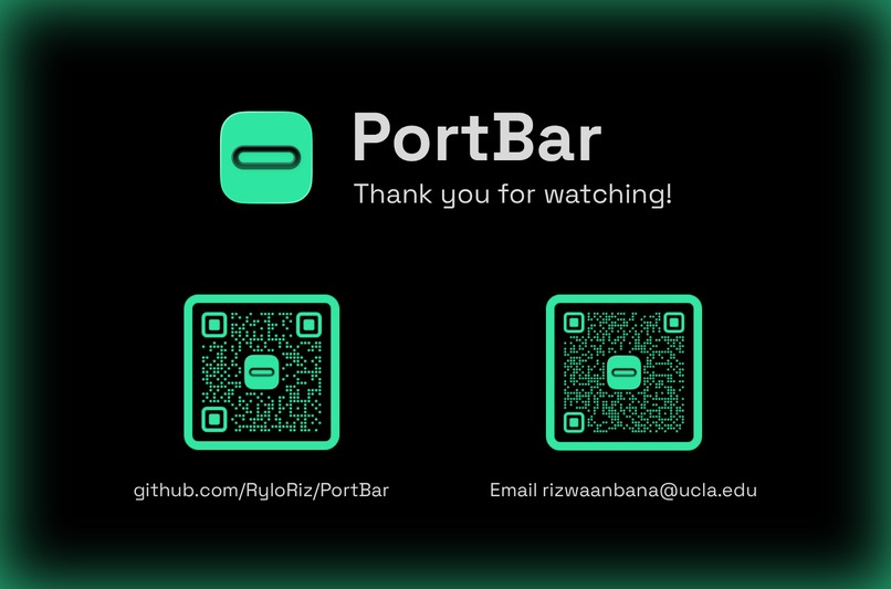 PortBar – screenshot 1
