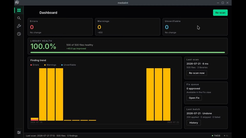 MediaLint – screenshot 4