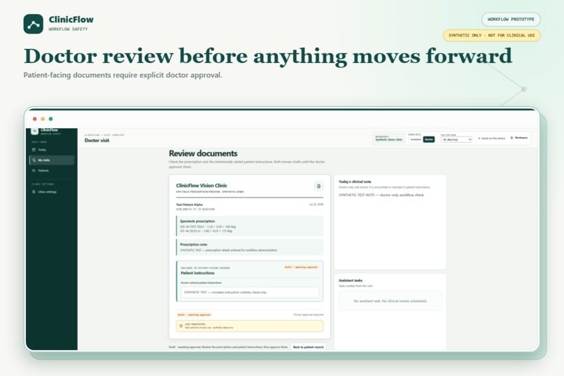 ClinicFlow – screenshot 3