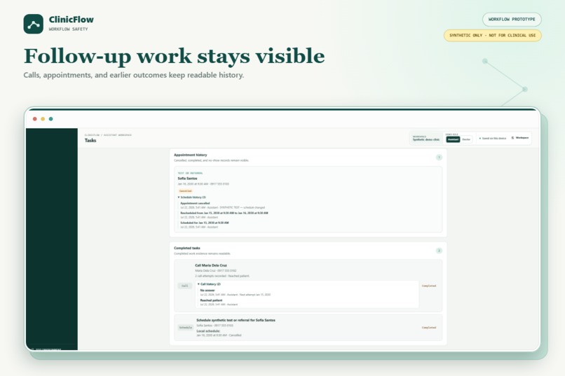 ClinicFlow – screenshot 5