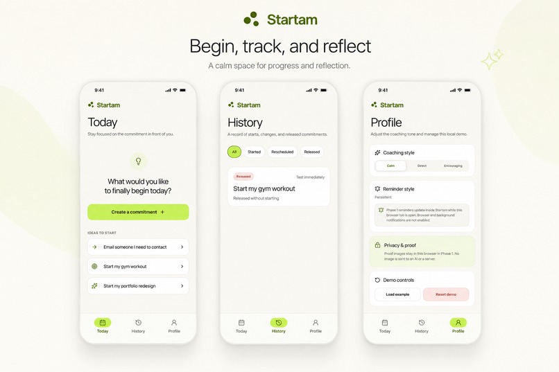 Startam – screenshot 2