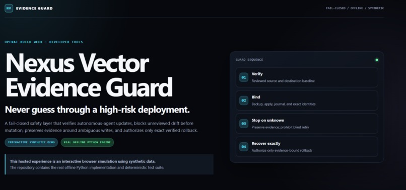 Nexus Vector Evidence Guard – screenshot 3