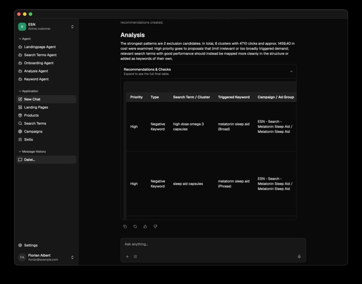 Google Ads Agents Harness - Agents of Argus – screenshot 3