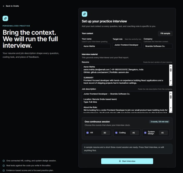 onsite – screenshot 9