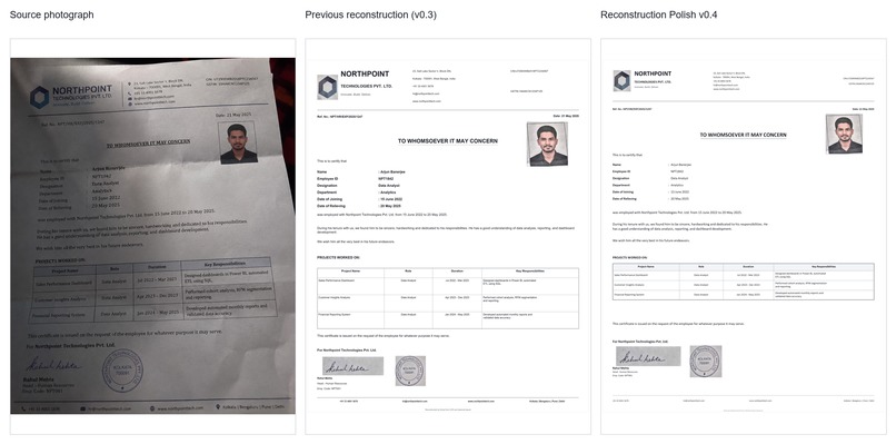 Doclyt: AI Document Restoration – screenshot 1