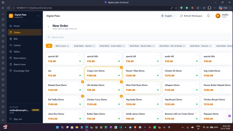 DigitalPlate Restaurant Operations Copilot SaaS  – screenshot 9