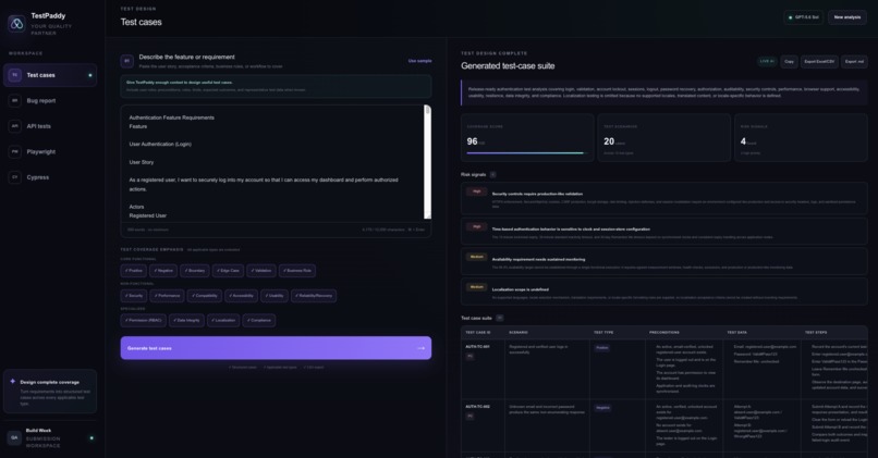 TestPaddy – screenshot 2