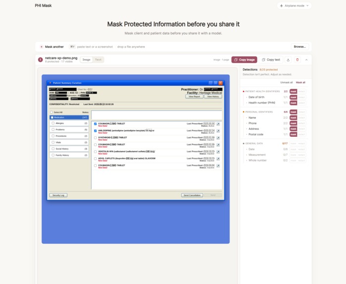 PHI Mask – screenshot 2