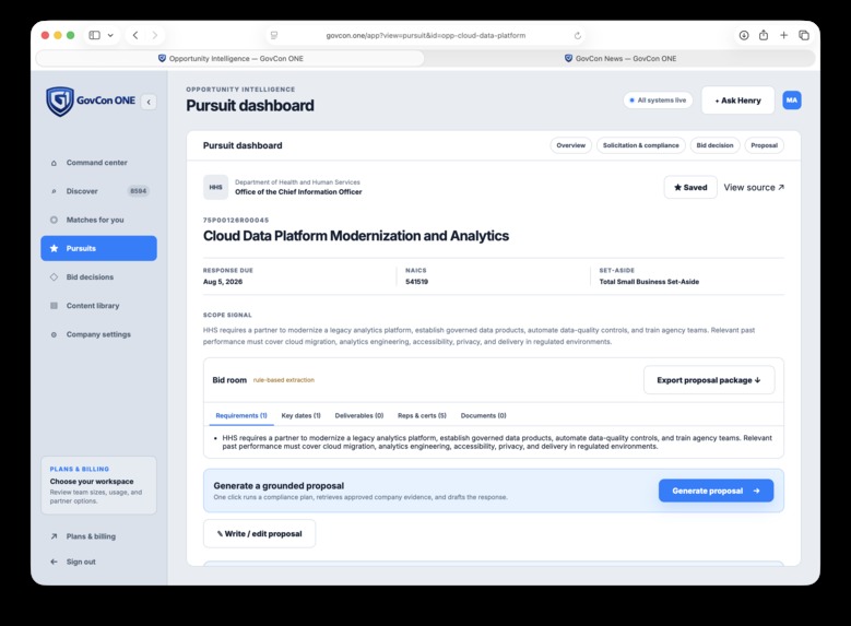 GovCon ONE – screenshot 4
