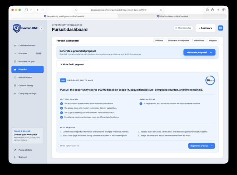 GovCon ONE – screenshot 5