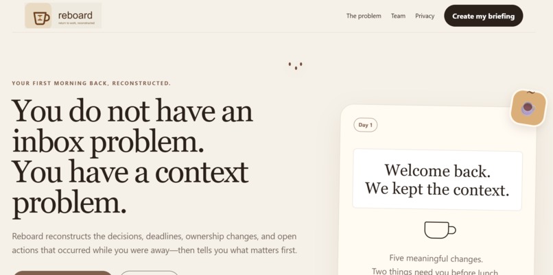 Reboard: Return to Work, Reconstructed – screenshot 1