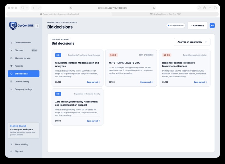 GovCon ONE – screenshot 7