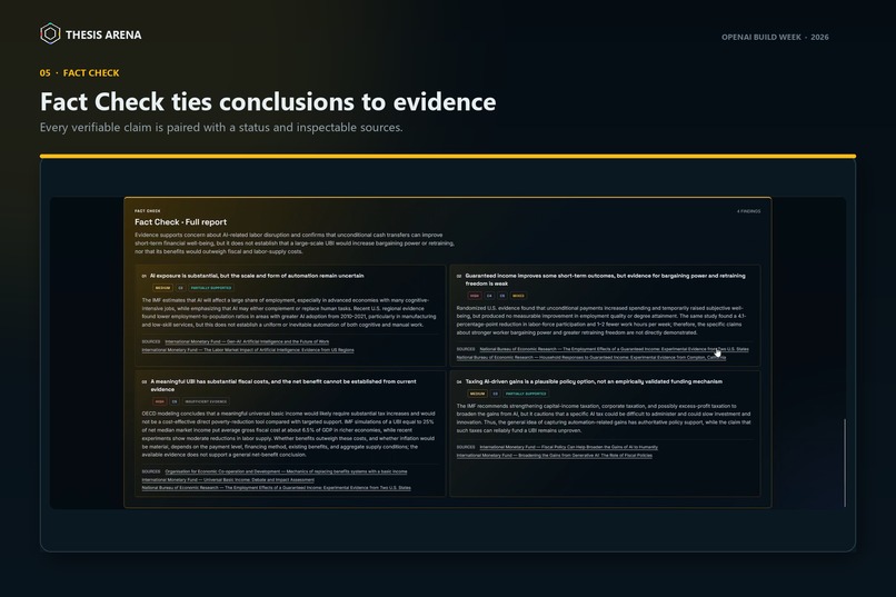 Thesis Arena – screenshot 6