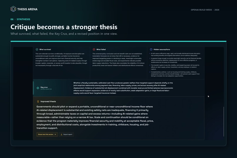 Thesis Arena – screenshot 7