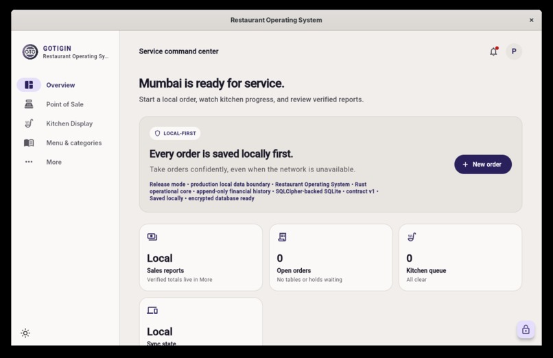 Restaurant Operating System – screenshot 4