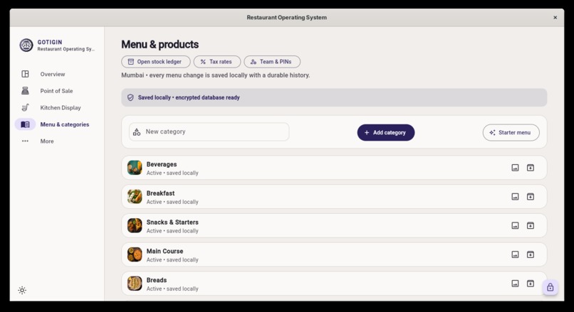 Restaurant Operating System – screenshot 6