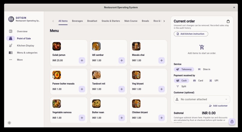 Restaurant Operating System – screenshot 7