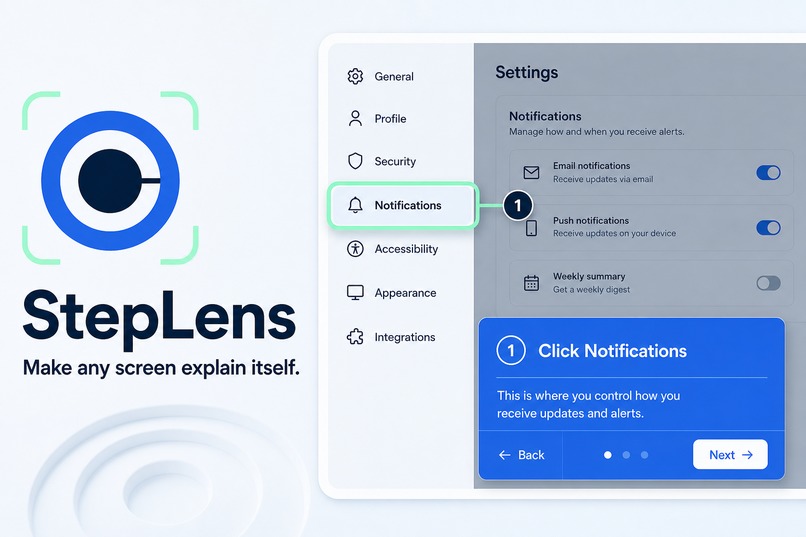 StepLens – screenshot 2