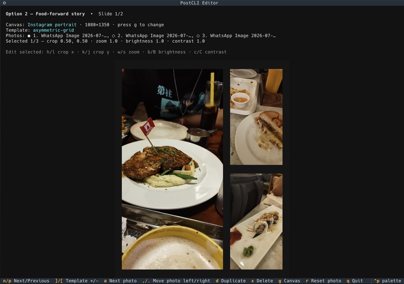 PostCLI – screenshot 2