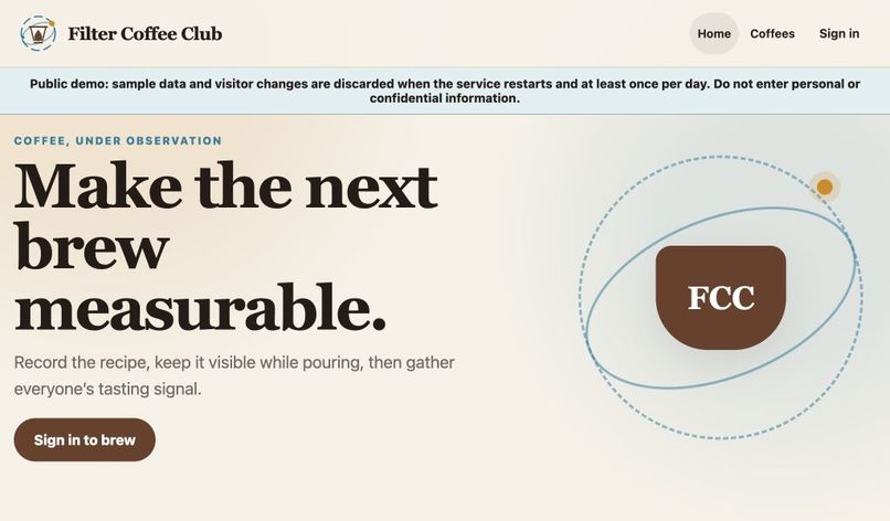 Filter Coffee Club – screenshot 1