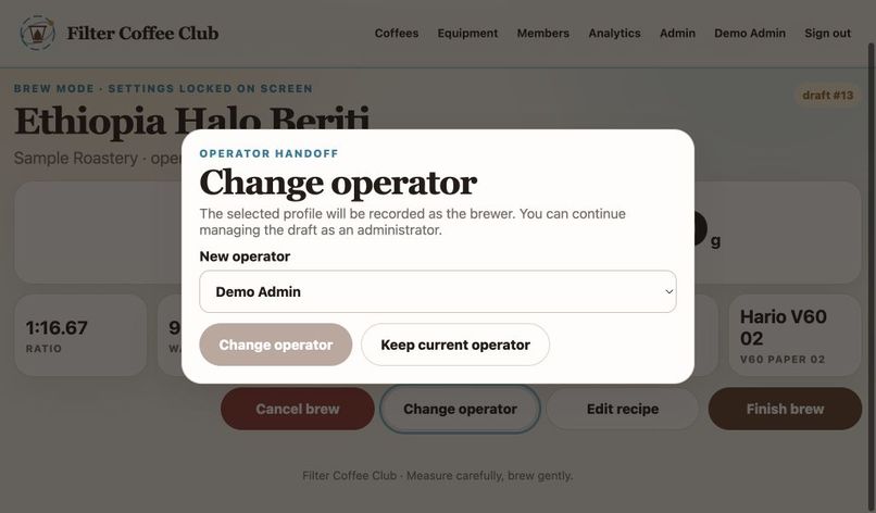 Filter Coffee Club – screenshot 4