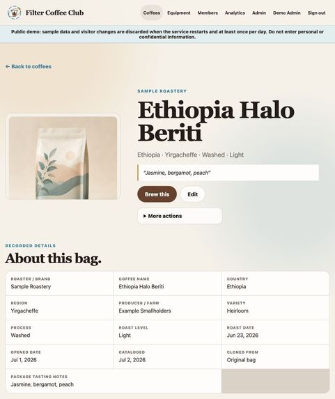 Filter Coffee Club – screenshot 5