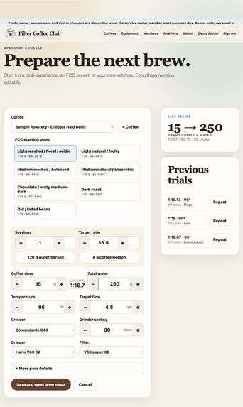Filter Coffee Club – screenshot 8