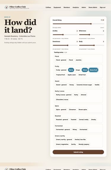 Filter Coffee Club – screenshot 9