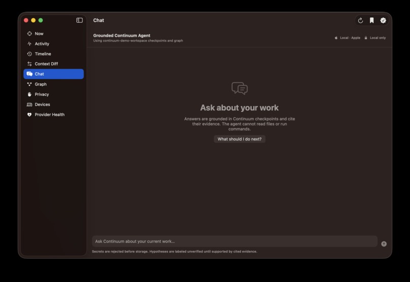 Continuum – screenshot 1