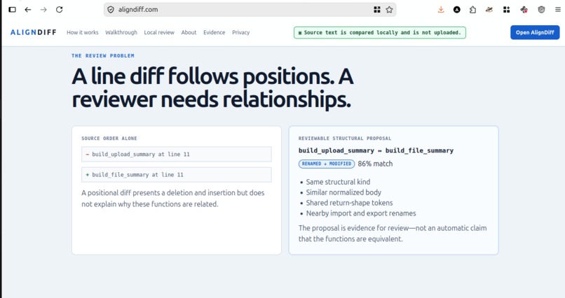 AlignDiff – screenshot 2