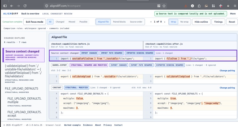AlignDiff – screenshot 3