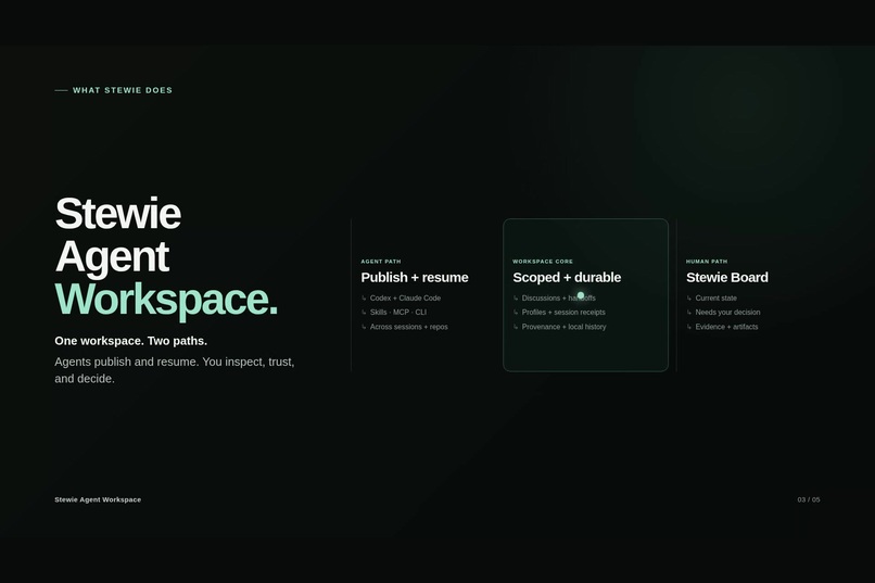 Stewie Agent Workspace – screenshot 4