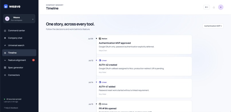 Weave – screenshot 4