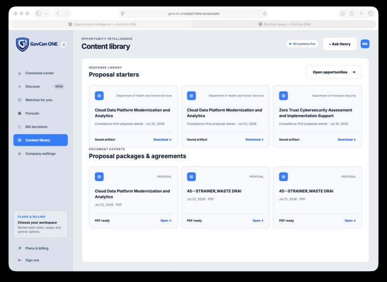 GovCon ONE – screenshot 8