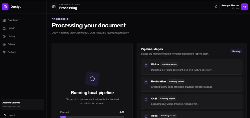 Doclyt: AI Document Restoration – screenshot 7