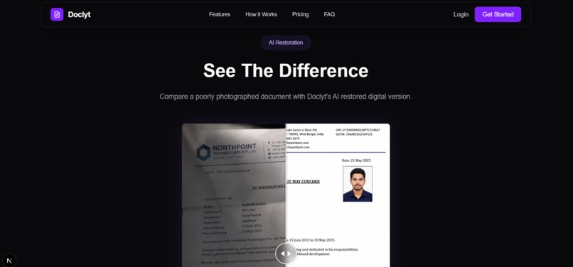 Doclyt: AI Document Restoration – screenshot 5