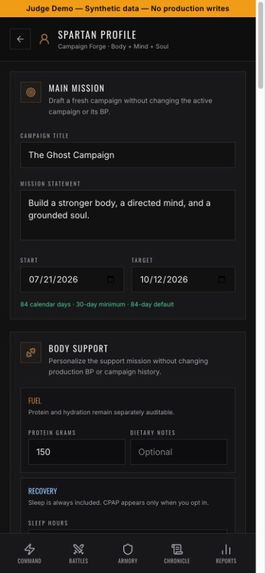 Spartan Physique Tracker – screenshot 3