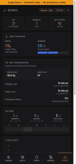Spartan Physique Tracker – screenshot 6