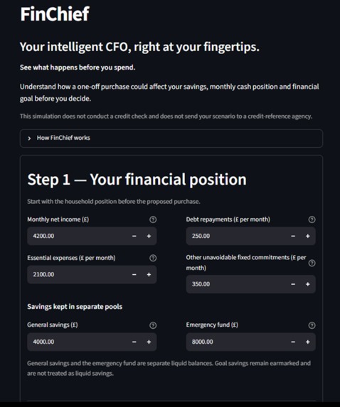 FinChief – screenshot 1