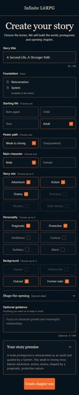 Infinite LitRPG – screenshot 2