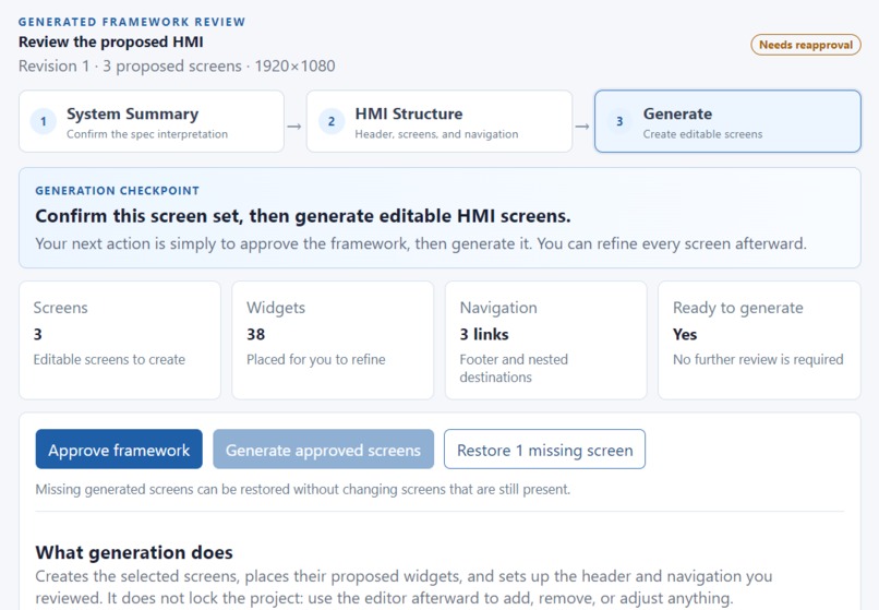 Verkas HMI – screenshot 8