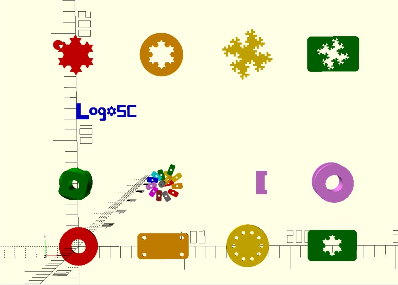 LogoSC - A Logo interpreter for OpenSCAD – screenshot 3