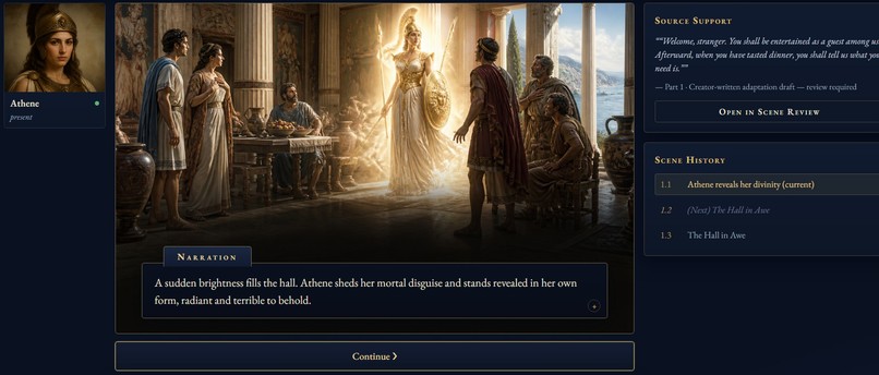Visual Novel from Book – screenshot 2