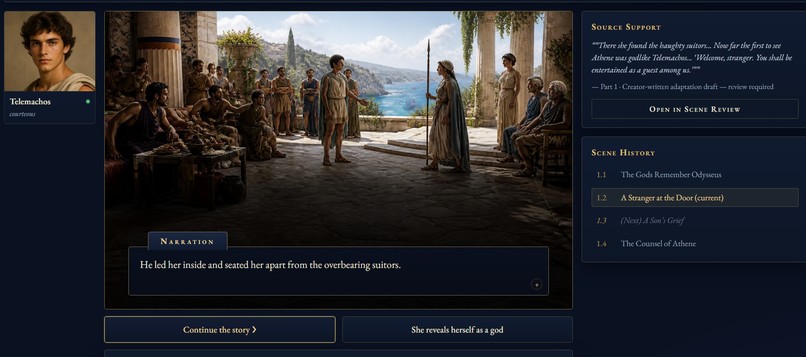Visual Novel from Book – screenshot 3