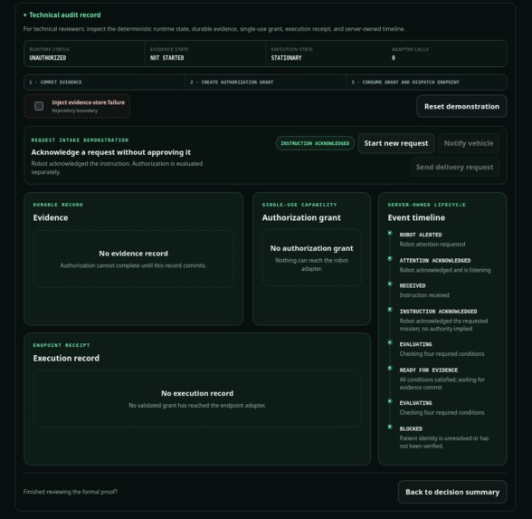 Constitutional Runtime for Autonomous Systems (CRAS) – screenshot 6