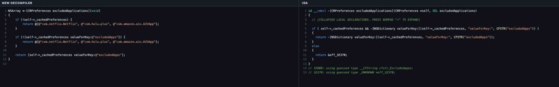 Decompiler for iOS and macOS binaries – screenshot 2