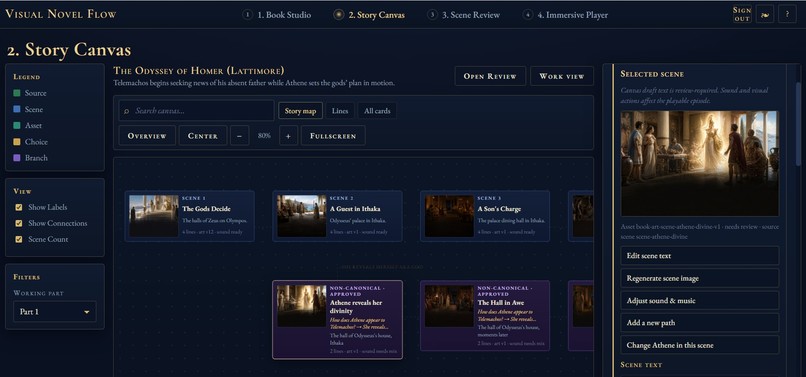 Visual Novel from Book – screenshot 5